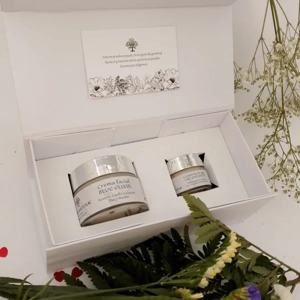 aPack Dúo Blue Lift crema facial y contorno de ojos con Spirulina Sylna Naturae